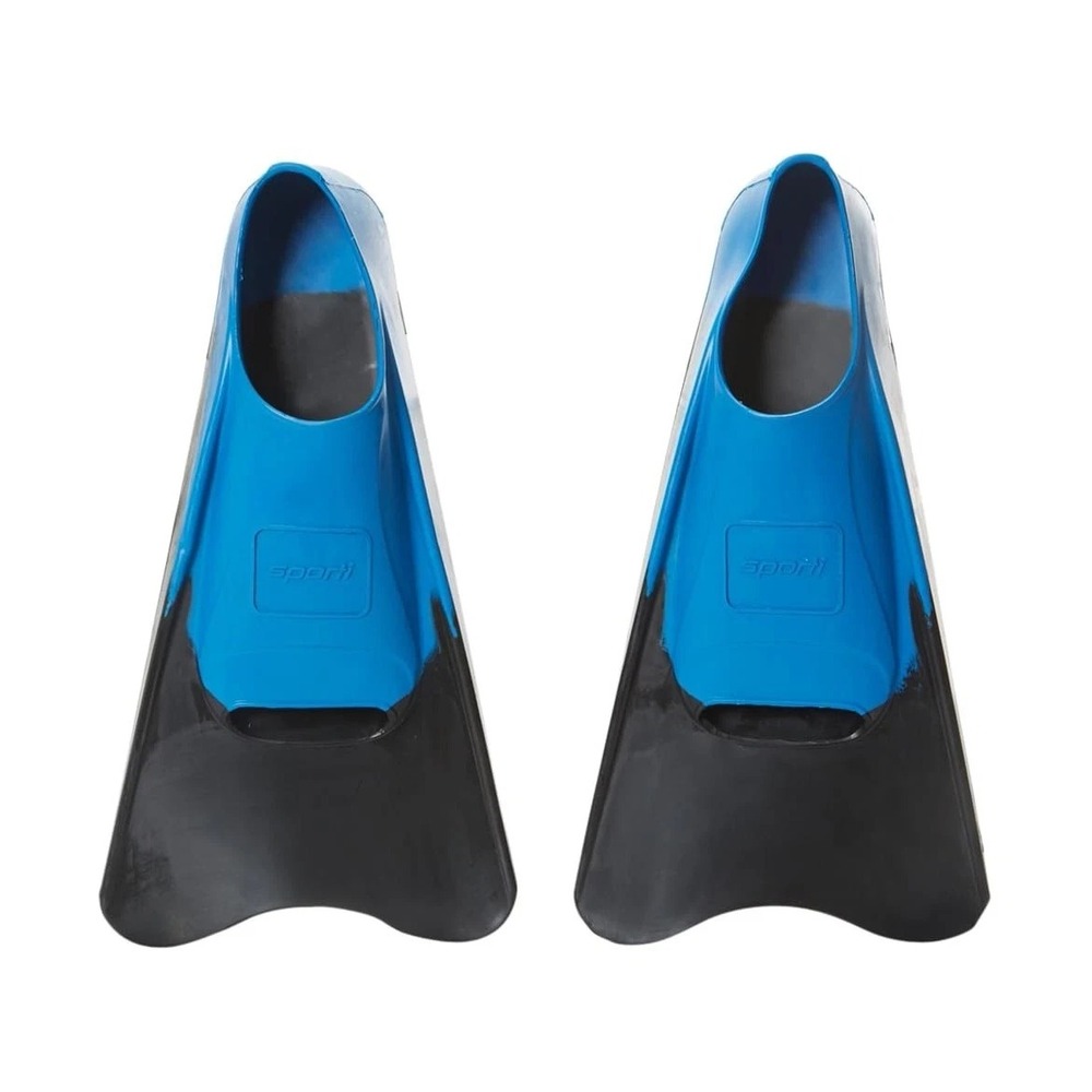 Sporti Essential Training Swim Fins (Color) - M 8-9 / W 9-10 Blue Navy EB-1-44